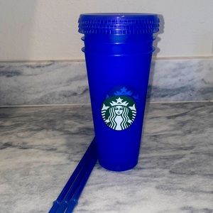 Starbucks Color Changing Reusable Cold Cups - Blue